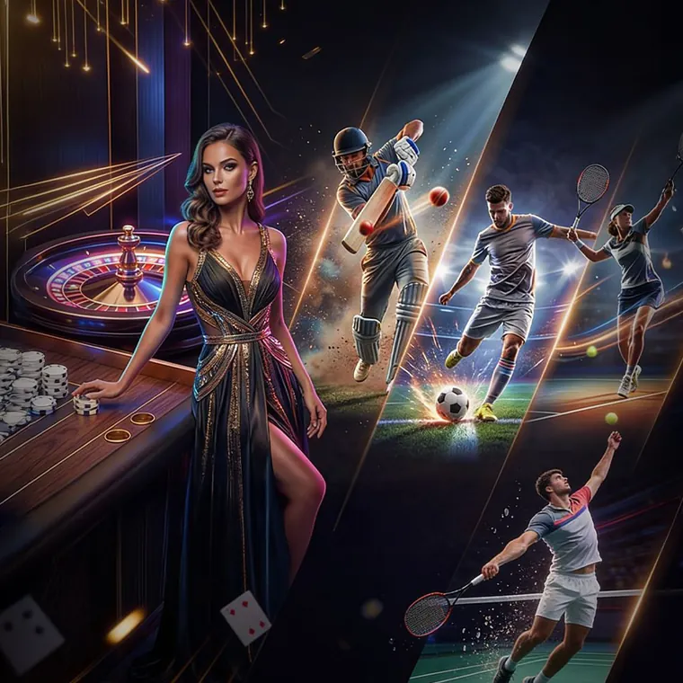 A graphic illustrating mobile phone and tablet devices displaying a live casino game, emphasizing mobile playtime compatibility and convenience.