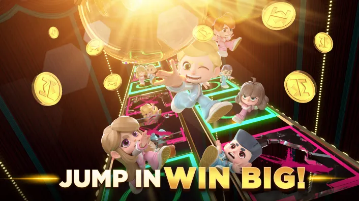Online poker table with cards and chips