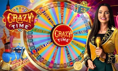 Roulette wheel spinning with casino lights